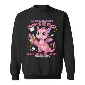Schulkind 2025 Meinechwester Kommt In Diechulechultüte Sweatshirt - Geschenkecke