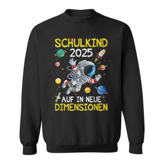 Schulkind 2025 Weltraum Planet Jungen Einschulung Astronaut Sweatshirt - Geschenkecke