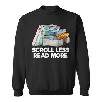 Scroll Less Read More Literatura Para Amantes De Los Libros Camisa de entrenamiento - Regaloses