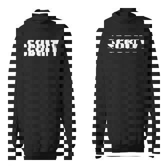 Security Officer イベント安全スタッフユニフォーム フロントバックプリント スウェットシャツ - Kawaiitshirt
