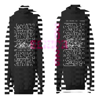 Senior 2026 Class Of 2026 Coquette Pink Bow Graduation 2026 Sweatshirt | Seseable CA