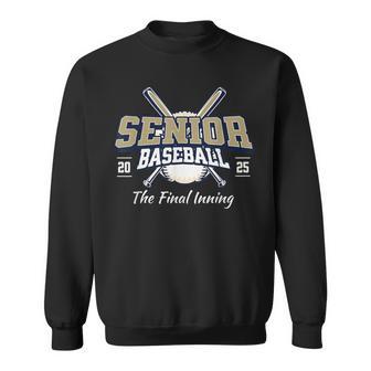 Senior Baseball 2025 The Final Inning Sweatshirt - Thegiftio UK