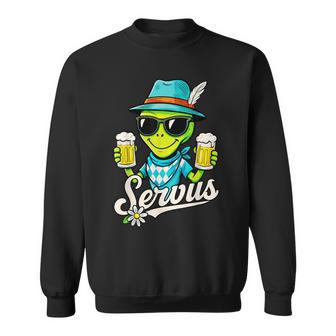 Servus Wiesn Gaudi – 面白いオクトーバーフェストビールバイエルンコスチューム スウェットシャツ - Kawaiitshirt