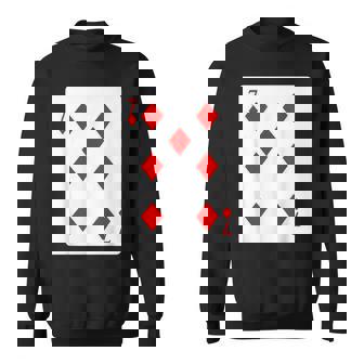 Seven Of Diamonds Jeu De Cartes À Jouer Sweater e - Cadeauxyz