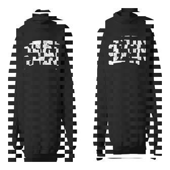 Seven Minimalist 7Th Birthday 7-Year-Old Sweatshirt - Thegiftio