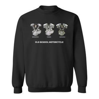 Shovelhead ナックルヘッド パンヘッドtwin オールドスクール オートバイ スウェットシャツ - Kawaiitshirt