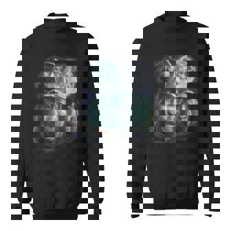 Sigma Rizz Monkey Moon 3 Aullando A La Luna Gracioso Raro Maldito Camisa de entrenamiento - Regaloses