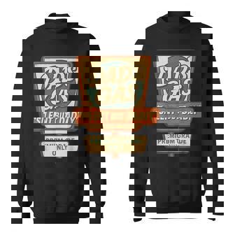 Silent But Dadly Father's Day Fart Dad Farting Vintage Sweatshirt | Mazezy