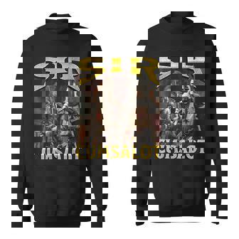 Sir Cumsalot Offensive Knight Meme Bootleg Graphic Sweatshirt - Seseable