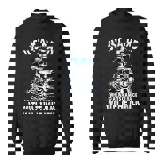 Skeleton Just A Dad Who Always Came Back With The Milk Sweatshirt - Thegiftio