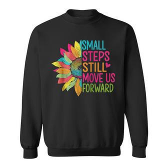 Small Steps Still Move Us Forward Pta Physical Therapy Sweatshirt - Thegiftio UK
