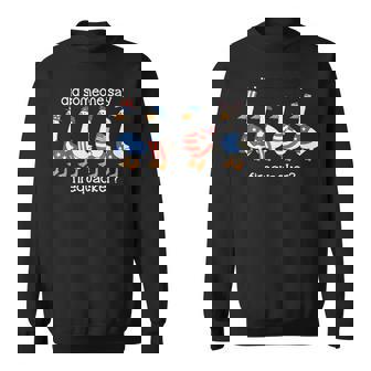 Did Someone Say Firequacker 4Th July Silly Goose Patriotic Sweatshirt - Thegiftio