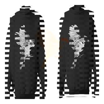 Sparrow-Spring-スズメ-春-自由-鳥-動物 スウェットシャツ - Kawaiitshirt