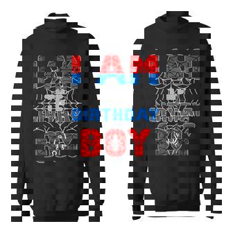 Spider Web Birthday Party I'm The Birthday Boy Sweatshirt | Mazezy