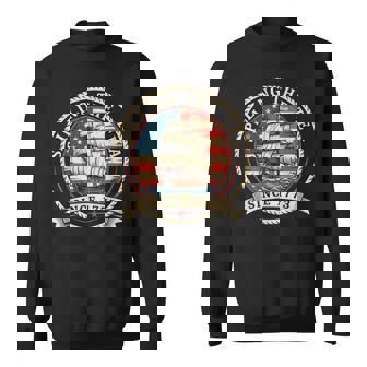 Spilling The Tea Since 1773 4Th Of July American Flag Sweatshirt - Monsterry