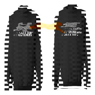 Spirit Animal チーターtシャツ ファストアフリカンキャットシルエット スウェットシャツ - Kawaiitshirt