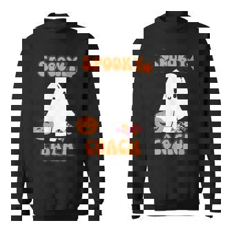 Spooky Ghost Dogs ハロウィンtシャツ コーチに最適 スウェットシャツ - Kawaiitshirt