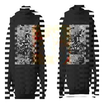 Squelette Tête De Mort Motard Rocker Crâne Moto Sweater e - Cadeauxyz