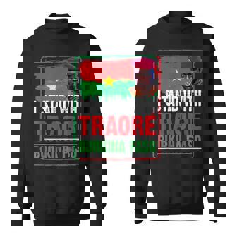 I Stand With Ibrahim Traoré Sweatshirt - Thegiftio UK