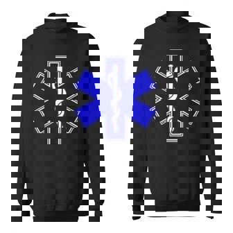 Star Of Life Rod Of Asclepius Emt Ems パラメディック メディック スウェットシャツ - Kawaiitshirt