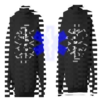 Star Of Life Rod Of Asclepius Emt Ems パラメディック メディック スウェットシャツ - Kawaiitshirt