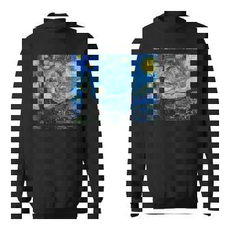 The Starry Night By Vincent Van Gogh 1889 Famous Painting Sweatshirt - Monsterry