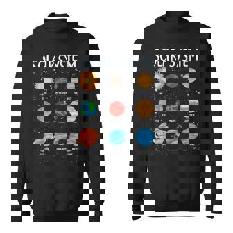 Stem キッズ ボーイズ ガールズ 幼児 太陽系 宇宙惑星 スウェットシャツ - Kawaiitshirt