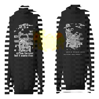 We Must Stop Eating Toad As He Ate Another Frog Toad Sweatshirt | Seseable CA