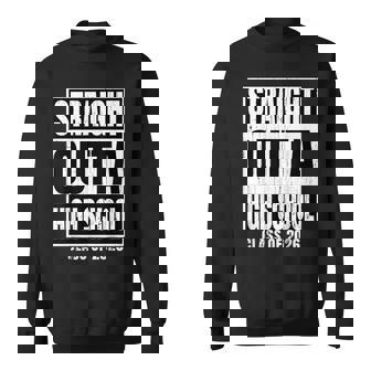 Straight Outta High School Class Of 2026 Senior Graduation Sweatshirt - Monsterry