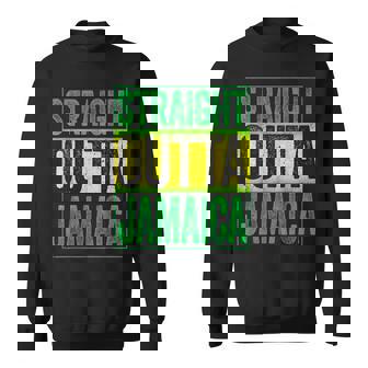 Straight Outta Jamaica ジャマイカ カリビアン レトロ レゲエ パーティー スウェットシャツ - Kawaiitshirt