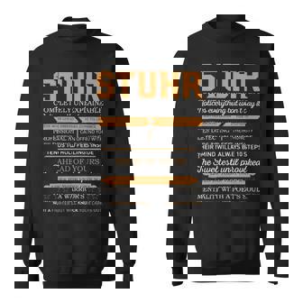 Stuhr Completely Unexplainable Notices Everything But Won’T Say It Name Sweatshirt | Seseable UK