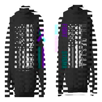 Suicide Prevention Support Fight Stigma Suicide Awareness Sweatshirt | Mazezy