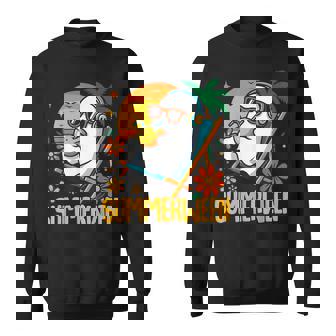 Summerween Ghost Halloween Summer Beach Vibes Sweatshirt | Mazezy
