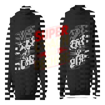 Super Coach Foot Homme Humour Football Idée Cadeau Drôle Sweater e - Cadeauxyz