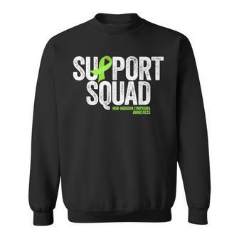 Support Squad Distressed Non Hodgkin Lymphoma Awareness Sweatshirt - Thegiftio UK