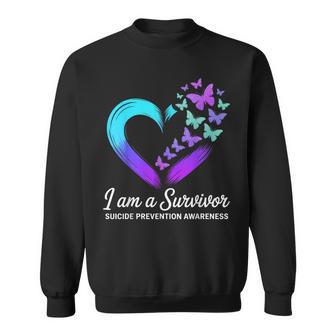 I Am A Survivor Suicide Prevention Awareness Sweatshirt - Thegiftio UK