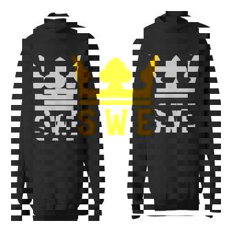 Swe With A Royal Crown スウェーデン スウェットシャツ - Kawaiitshirt