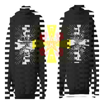 Symbole Lamen Rosicrucien Jhvh -Ymbole De Pentagramme De La Croix Rose Sweater e - Cadeauxyz