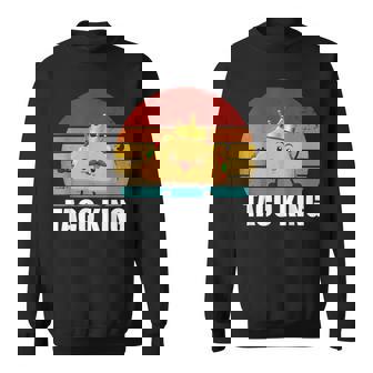 Taco King For Tacos Lover メキシカンタコス ファニー タコス サンセット スウェットシャツ - Kawaiitshirt