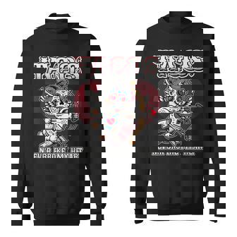 Taco Lovers バレンタインデー シュガースカル キューピッド メキシカンアート スウェットシャツ - Kawaiitshirt