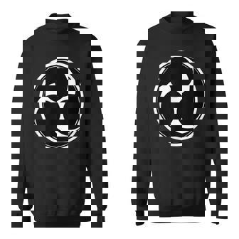 Taiko 太鼓みつどもえブラックグラフィック スウェットシャツ - Kawaiitshirt