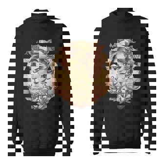 Tatouage Motif Foi Amour Espoir Avec Cœur Et Roses Ancre Sweater e - Cadeauxyz