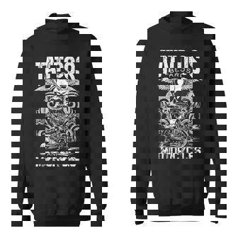 Tatuajes Barbas Y Motocicletas Tatuado Hombres Barbudos Citas Camisa de entrenamiento - Regaloses