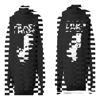 Tea-Rex Dino レジャー ファン クール スウェットシャツ - Kawaiitshirt