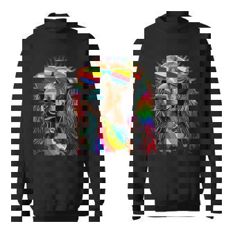 Teckel Drôle Mignon Hippie Sweater e - Cadeauxyz