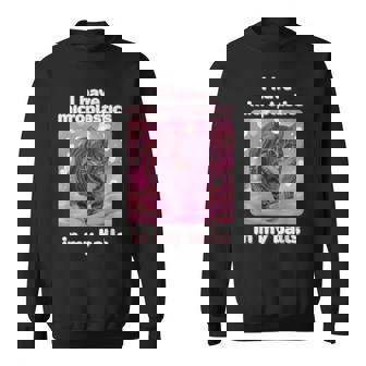 Tengo Microplásticos En Mis Bolas Divertido Gato Meme Dank Meme Camisa de entrenamiento - Regaloses