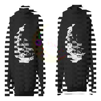 Tête De Mort Loup Mexicain Hurlant À La Lune Sweater e - Cadeauxyz