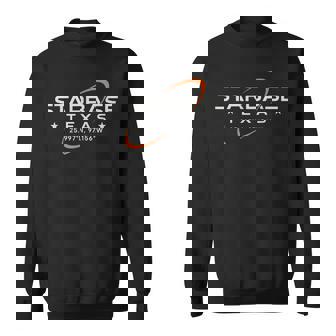 Texas Coordinates Boca Chica Starbase Minimal Science Sweatshirt - Monsterry