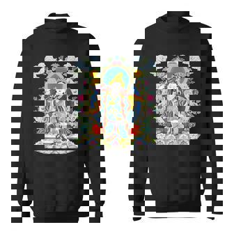 Thangka ブッダ ヨガ 曼荼羅 瞑想 仏教 ナマステ スウェットシャツ - Kawaiitshirt