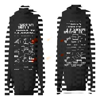 Things I Do In Mypare Time ヴァイオリン スウェットシャツ - Kawaiitshirt